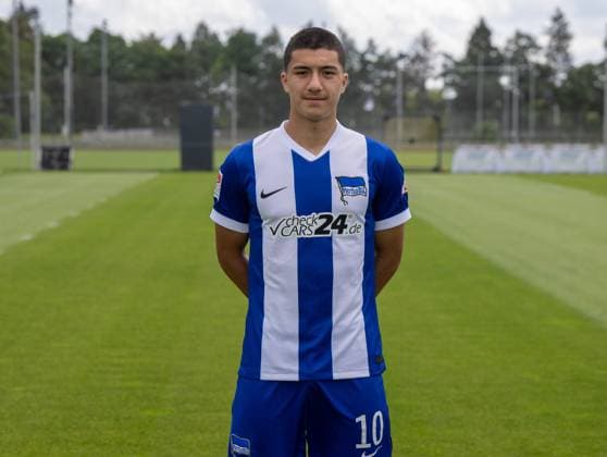 Ibrahim Maza; Hertha BSC; 2. Bundesliga, Porträttermin 2024 2025, 11.07. 2024,