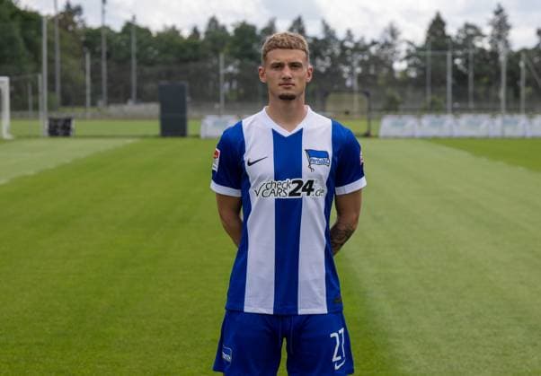 Michael Cuisance; Hertha BSC; 2. Bundesliga, Porträttermin 2024 2025, 11.07. 2024,