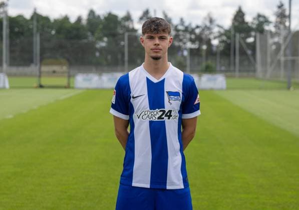 Luis Trus; Hertha BSC; 2. Bundesliga, Porträttermin 2024 2025, 11.07. 2024,