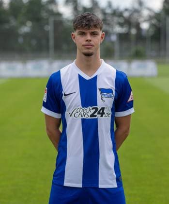 Luis Trus; Hertha BSC; 2. Bundesliga, Porträttermin 2024 2025, 11.07. 2024,
