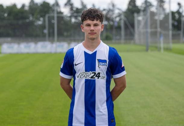 Julius Gottschalk; Hertha BSC; 2. Bundesliga, Porträttermin 2024 2025, 11.07. 2024,