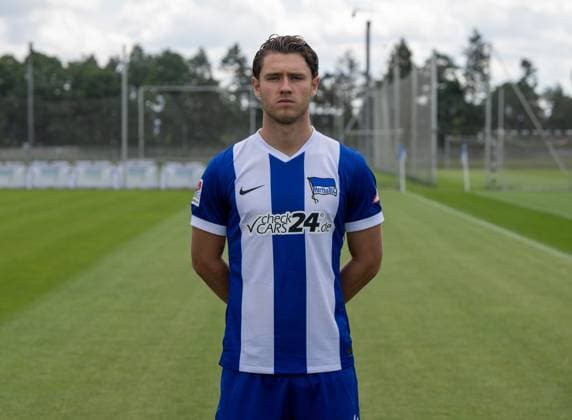 Linus Gechter; Hertha BSC; 2. Bundesliga, Porträttermin 2024 2025, 11.07. 2024,
