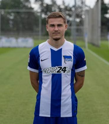 Marten Winkler; Hertha BSC; 2. Bundesliga, Porträttermin 2024 2025, 11.07. 2024,