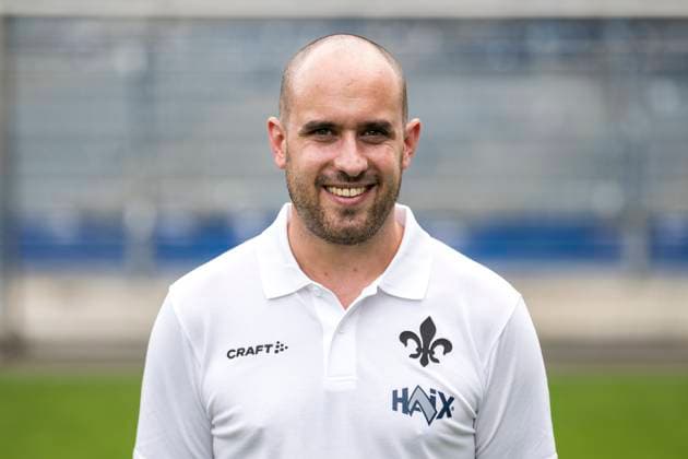 11.07.2024, xfux, Fussball 2.Bundesliga, SV Darmstadt 98 Fototermin Saison 2024 25 - Porträttermin 2024 2025, emspor, v.l. Matthias Neumann; SV Darmstadt 1898 e.V.; 2.BL, Porträttermin 2024 2025 Darmstadt