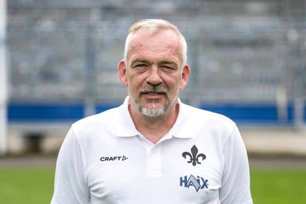 11.07.2024, xfux, Fussball 2.Bundesliga, SV Darmstadt 98 Fototermin Saison 2024 25 - Porträttermin 2024 2025, emspor, v.l. Michael Richter; SV Darmstadt 1898 e.V.; 2.BL, Porträttermin 2024 2025 Darmstadt