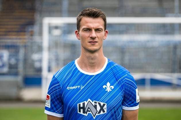 11.07.2024, xfux, Fussball 2.Bundesliga, SV Darmstadt 98 Fototermin Saison 2024 25 - Porträttermin 2024 2025, emspor, v.l. Christoph Zimmermann; SV Darmstadt 1898 e.V.; 2.BL, Porträttermin 2024 2025 Darmstadt