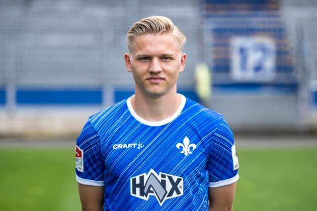 11.07.2024, xfux, Fussball 2.Bundesliga, SV Darmstadt 98 Fototermin Saison 2024 25 - Porträttermin 2024 2025, emspor, v.l. Andreas Mueller Müller; SV Darmstadt 1898 e.V.; 2.BL, Porträttermin 2024 2025 Darmstadt