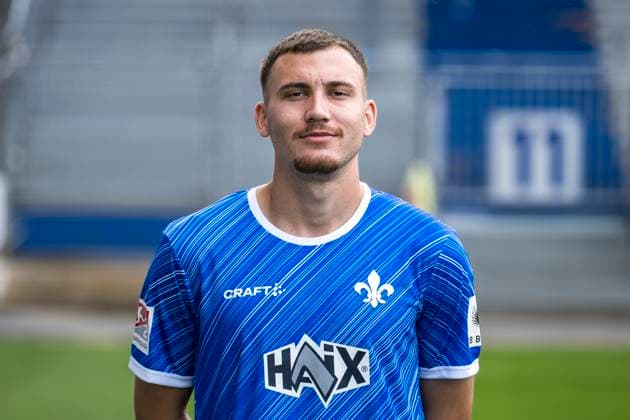 11.07.2024, xfux, Fussball 2.Bundesliga, SV Darmstadt 98 Fototermin Saison 2024 25 - Porträttermin 2024 2025, emspor, v.l. Filip Stojilkovic; SV Darmstadt 1898 e.V.; 2.BL, Porträttermin 2024 2025 Darmstadt