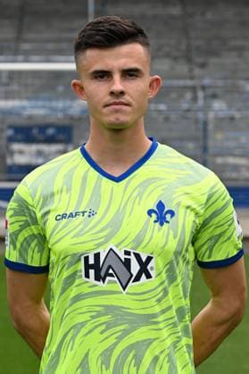 11.07.2024, xscotx, Fussball 2.Bundesliga, 2.BL SV Darmstadt 98 - Fototermin Saison 2024 25 Porträttermin 2024 2025 emspor, v.l. Karol Niemczycki (DFL DFB REGULATIONS PROHIBIT ANY USE OF PHOTOGRAPHS as IMAGE SEQUENCES and or QUASI-VIDEO) Darmstadt