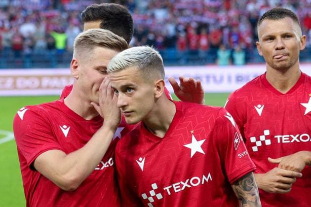 KRAKOW 11.07.2024 ELIMINACJE DO LIGI EUROPY SEZON 2024 2025 PLAY- OFF QUALIFICATIONS UEFA EUROPE LEAGUE MATCH: Wisla Krakow - FK Llapi NZ OLIVIER SUKIENNICKI RAFAL MIKULEC FOT. JACEK STANISLAWEK 400mm.pl NEWSPIX.PL --- Newspix.pl  STA11072024_6008