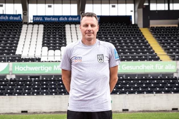 Holger Betz (Torwart-Trainer); SSV Ulm 1846 Fußball; 2. Bundesliga, Porträttermin 2024 2025 Holger Betz (Torwart-Trainer, SSV Ulm 1846 Fußball) Ulm Donaustadion Baden-Württemberg Deutschland