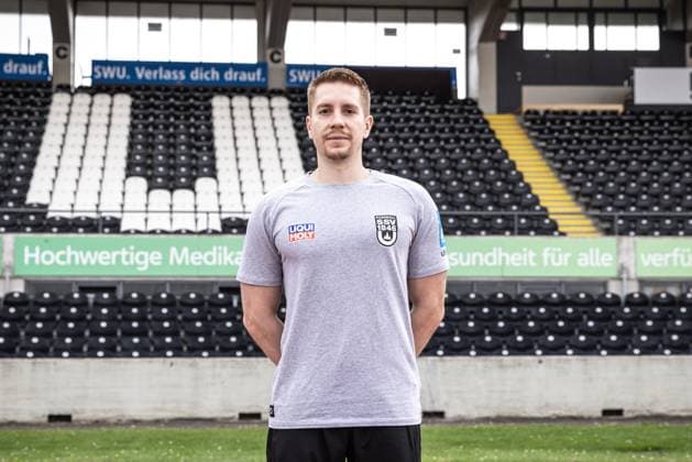 Raimund Felber (Physio); SSV Ulm 1846 Fußball; 2. Bundesliga, Porträttermin 2024 2025 Raimund Felber (Physio, SSV Ulm 1846 Fußball) Ulm Donaustadion Baden-Württemberg Deutschland