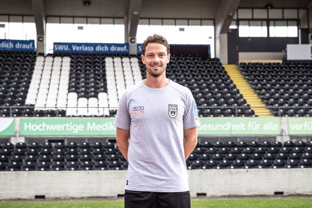 Maximilian Knauer (Co-Trainer); SSV Ulm 1846 Fußball; 2. Bundesliga, Porträttermin 2024 2025 Maximilian Knauer (Co-Trainer, SSV Ulm 1846 Fußball) Ulm Donaustadion Baden-Württemberg Deutschland