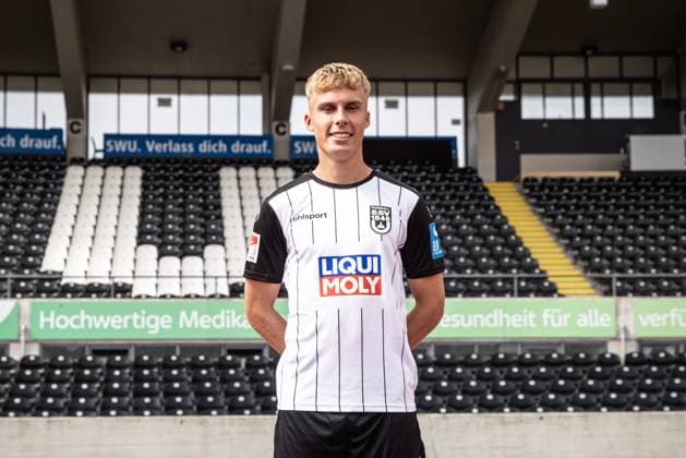 Julian Kudala; SSV Ulm 1846 Fußball; 2. Bundesliga, Porträttermin 2024 2025 Julian Kudala (35, SSV Ulm 1846 Fußball) Ulm Donaustadion Baden-Württemberg Deutschland