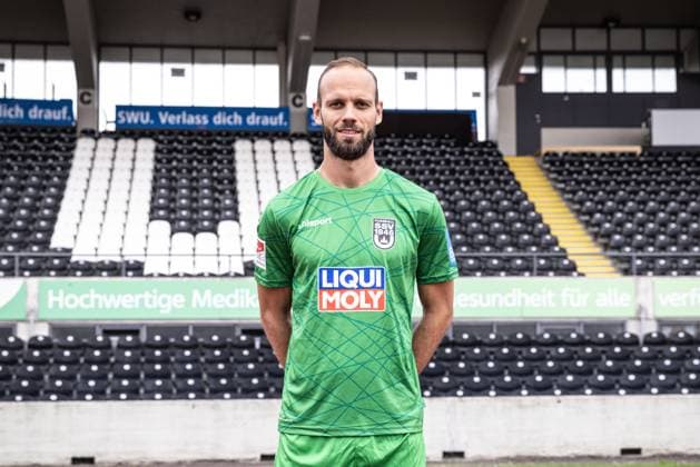 Christian Ortag; SSV Ulm 1846 Fußball; 2. Bundesliga, Porträttermin 2024 2025 Christian Ortag (39, SSV Ulm 1846 Fußball) Ulm Donaustadion Baden-Württemberg Deutschland