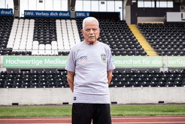 Emilio Tancredi (Betreuer); SSV Ulm 1846 Fußball; 2. Bundesliga, Porträttermin 2024 2025 Emilio Tancredi (Betreuer, SSV Ulm 1846 Fußball) Ulm Donaustadion Baden-Württemberg Deutschland