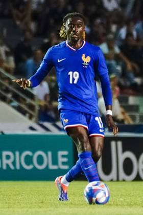 Manu Koné (19 - France) FOOTBALL : France vs République dominicaine - Match de préparation aux JO Paris 2024 - Toulon - 11 07 2024 NorbertScanella Panoramic 