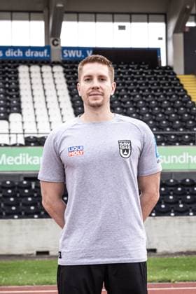 Raimund Felber (Physio); SSV Ulm 1846 Fußball; 2. Bundesliga, Porträttermin 2024 2025 Raimund Felber (Physio, SSV Ulm 1846 Fußball) Ulm Donaustadion Baden-Württemberg Deutschland