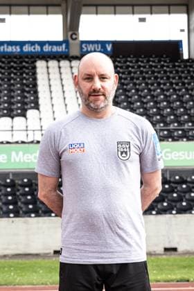 Kevin Klein (Betreuer); SSV Ulm 1846 Fußball; 2. Bundesliga, Porträttermin 2024 2025 Kevin Klein (Betreuer, SSV Ulm 1846 Fußball) Ulm Donaustadion Baden-Württemberg Deutschland