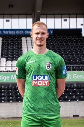 Marvin Seybold; SSV Ulm 1846 Fußball; 2. Bundesliga, Porträttermin 2024 2025 Marvin Seybold (12, SSV Ulm 1846 Fußball) Ulm Donaustadion Baden-Württemberg Deutschland