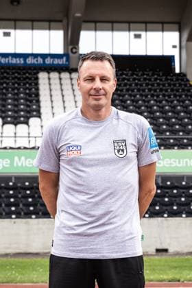Holger Betz (Torwart-Trainer); SSV Ulm 1846 Fußball; 2. Bundesliga, Porträttermin 2024 2025 Holger Betz (Torwart-Trainer, SSV Ulm 1846 Fußball) Ulm Donaustadion Baden-Württemberg Deutschland