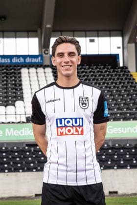 Max Brandt; SSV Ulm 1846 Fußball; 2. Bundesliga, Porträttermin 2024 2025 Max Brandt (23, SSV Ulm 1846 Fußball) Ulm Donaustadion Baden-Württemberg Deutschland