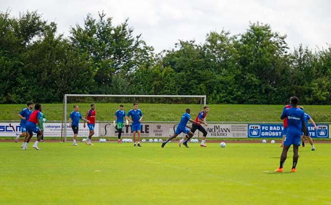 11.07.2024, Fussball 2. Bundesliga 2024 2025, 1.FC Magdeburg im Sommertrainingslager in Bad Wörishofen im Unterallgäu, Training im Stadion am unteren Hart.
