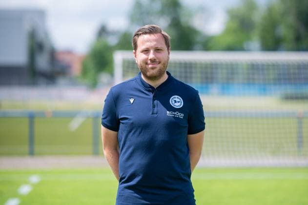 Arne Böker (Physiotherapeut); DSC Arminia Bielefeld; 3. Liga, Porträttermin 2024 2025.
