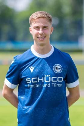 Sam Schreck; DSC Arminia Bielefeld; 3. Liga, Porträttermin 2024 2025.