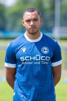 Jeredy Hilterman; DSC Arminia Bielefeld; 3. Liga, Porträttermin 2024 2025.