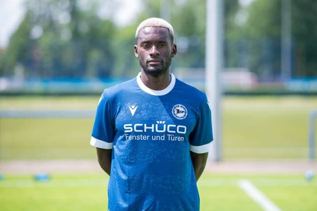Merveille Biankadi; DSC Arminia Bielefeld; 3. Liga, Porträttermin 2024 2025.