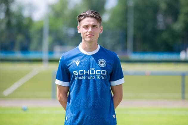 Maximilian Großer; DSC Arminia Bielefeld; 3. Liga, Porträttermin 2024 2025.