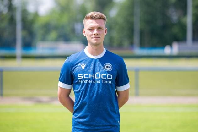 Leon Schneider; DSC Arminia Bielefeld; 3. Liga, Porträttermin 2024 2025.