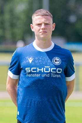 Justin Lukas; DSC Arminia Bielefeld; 3. Liga, Porträttermin 2024 2025.