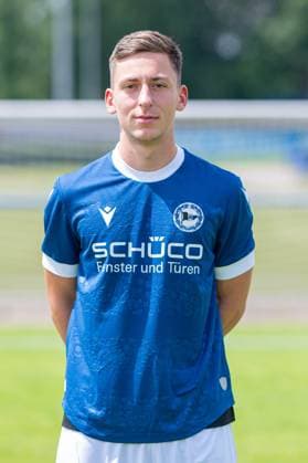 Marius Wörl; DSC Arminia Bielefeld; 3. Liga, Porträttermin 2024 2025.
