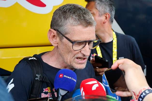 Tour de France 2024 - Stage 13 PAU, FRANCE - JULY 12 : Aldag Rolf (GER) Sports Director of BORA - hansgrohe during stage 13 of the 111th edition of the Tour de France 2024 cycling race, a stage of 165,3 km with start in Agen and finish in Pau on July 12, 2024 in Pau, France, 12 07 2024 Pau France  Copyright: xJanxDexMeuleneirx