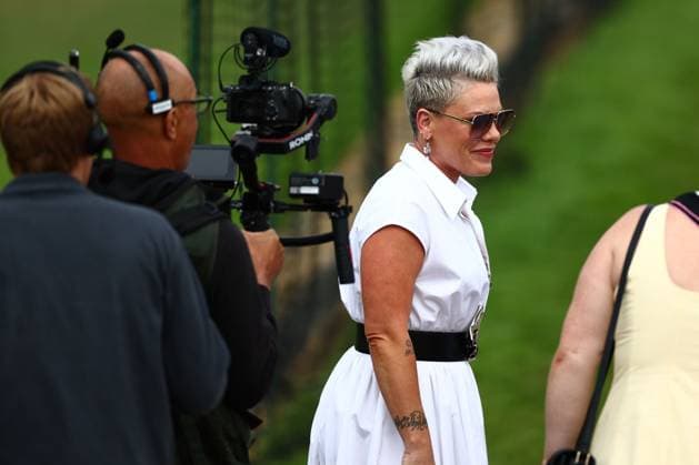 Pink Wimbledon Tennis Championships, Day 12, The All England Lawn Tennis and Croquet Club, London, UK - 12 Jul 2024  Copyright: xJamesxMarsh Shutterstockx 14581884an