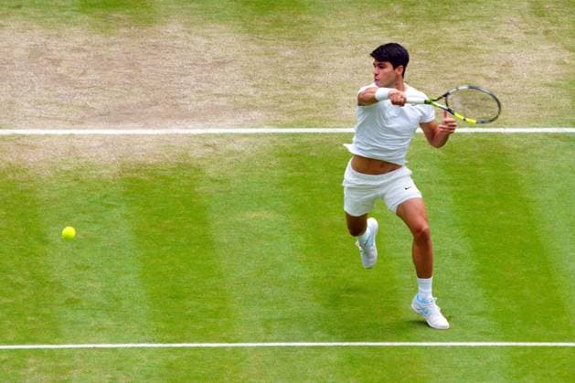 Carlos Alcaraz during his semi final match Wimbledon Tennis Championships, Day 12, The All England Lawn Tennis and Croquet Club, London, UK - 12 Jul 2024  Copyright: xJavierxGarcia Shutterstockx 14581882k