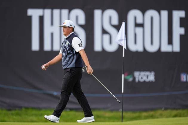 Sport Bilder des Tages Sungjae Im (KOR). Genesis Scottish Open, Day 2, Golf, Renaissance Club, North Berwick, UK - 12 July 2024  Copyright: xStuartxWallace Shutterstockx 14576915x