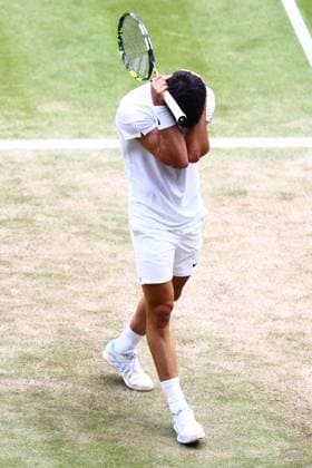 Carlos Alcaraz reacts during his semi final match Wimbledon Tennis Championships, Day 12, The All England Lawn Tennis and Croquet Club, London, UK - 12 Jul 2024  Copyright: xJamesxMarsh Shutterstockx 14581884cl