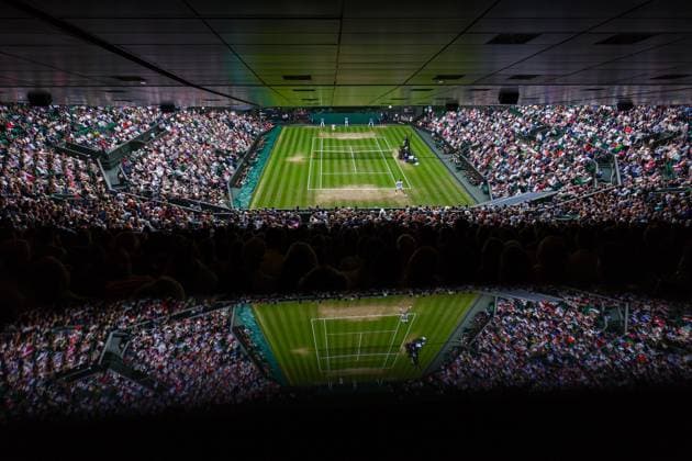 Carlos Alcaraz and Daniil Medvedev during their semi final match Wimbledon Tennis Championships, Day 12, The All England Lawn Tennis and Croquet Club, London, UK - 12 Jul 2024  Copyright: xJamesxMarsh Shutterstockx 14581884cn