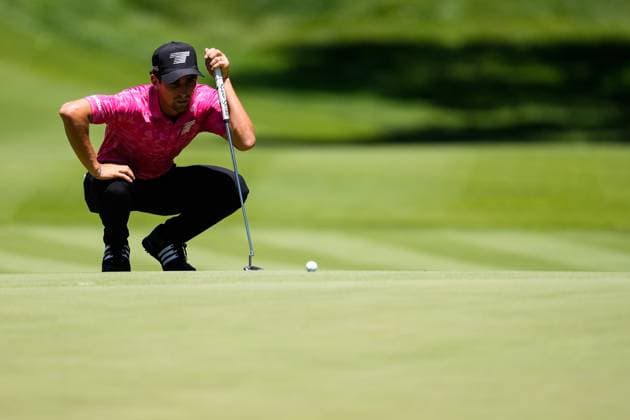July 12, 2024, Cadiz, Cadiz, SPAIN: Joaquin Niemann of Torque team in action during day one of the LIV Golf Andalucia at Golf Club Royal of Valderrama on July 12, 2024 in Cadiz, Spain. Cadiz SPAIN - ZUMAa181 20240712_zaa_a181_120 Copyright: xJoaquinxCorcherox