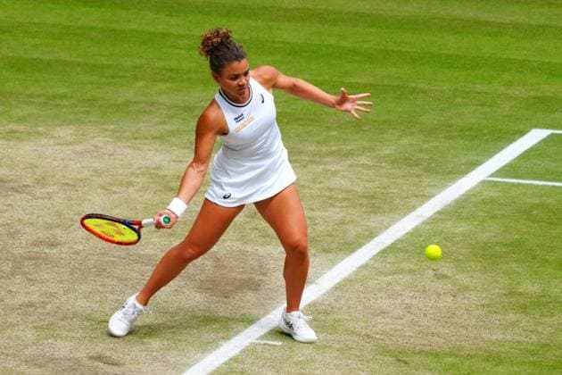 Sport Bilder des Tages Jasmine Paolini during the Ladies Singles Final Wimbledon Tennis Championships, Day 13, The All England Lawn Tennis and Croquet Club, London, UK - 13 Jul 2024  Copyright: xJavierxGarcia Shutterstockx 14584798o