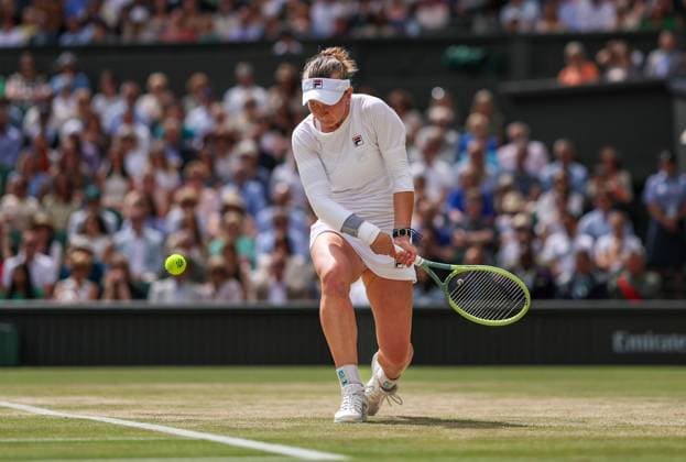 Barbora Krejcikova during the Ladies Singles Final Wimbledon Tennis Championships, Day 13, The All England Lawn Tennis and Croquet Club, London, UK - 13 Jul 2024  Copyright: xEllaxLing Shutterstockx 14584811as