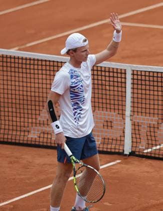 Tennis Herren ATP, Tennis Herren Tennis Herren Tour 500 European Open Hamburg, Hamburg Open ATP 500 2024 Qualifikationsrunde , 13.07.2024, Jesper de Jong geht als Sieger vom Spiel Copyright: FernandoxSoares