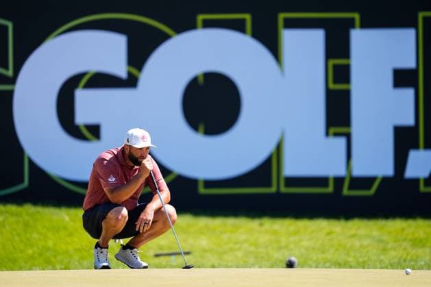 July 13, 2024, Cadiz, Cadiz, SPAIN: Jon Rahm of Legion XIII team looks on during day two of the LIV Golf Andalucia at Golf Club Royal of Valderrama on July 13, 2024 in Cadiz, Spain. Cadiz SPAIN - ZUMAa181 20240713_zaa_a181_065 Copyright: xJoaquinxCorcherox