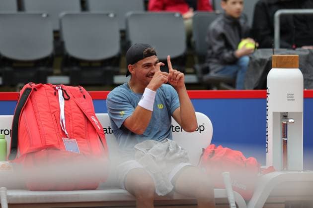 Tennis Herren ATP, Tennis Herren Tennis Herren Tour 500 European Open Hamburg, Hamburg Open ATP 500 2024 Qualifikationsrunde , 13.07.2024, Marko Topo ( GER) Copyright: FernandoxSoares