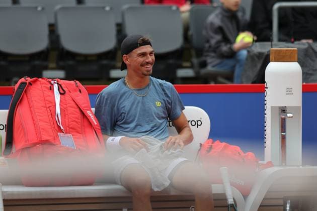 Tennis Herren ATP, Tennis Herren Tennis Herren Tour 500 European Open Hamburg, Hamburg Open ATP 500 2024 Qualifikationsrunde , 13.07.2024, Marko Topo ( GER) Copyright: FernandoxSoares