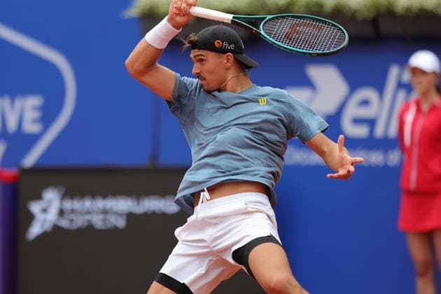 Tennis Herren ATP, Tennis Herren Tennis Herren Tour 500 European Open Hamburg, Hamburg Open ATP 500 2024 Qualifikationsrunde , 13.07.2024, Marko Topo ( GER) Copyright: FernandoxSoares