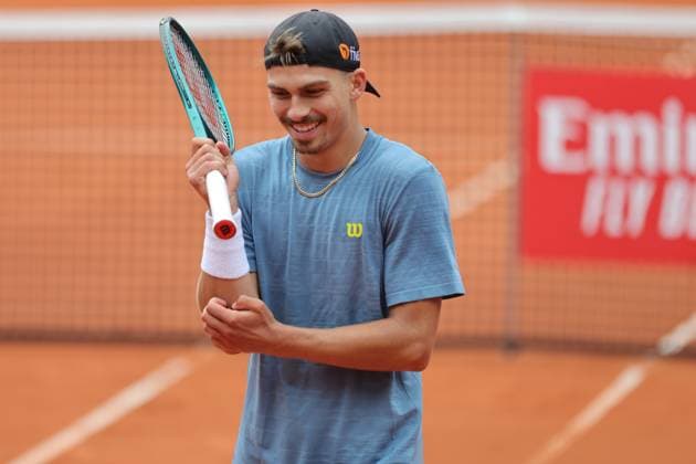 Tennis Herren ATP, Tennis Herren Tennis Herren Tour 500 European Open Hamburg, Hamburg Open ATP 500 2024 Qualifikationsrunde , 13.07.2024, Marko Topo ( GER) Copyright: FernandoxSoares